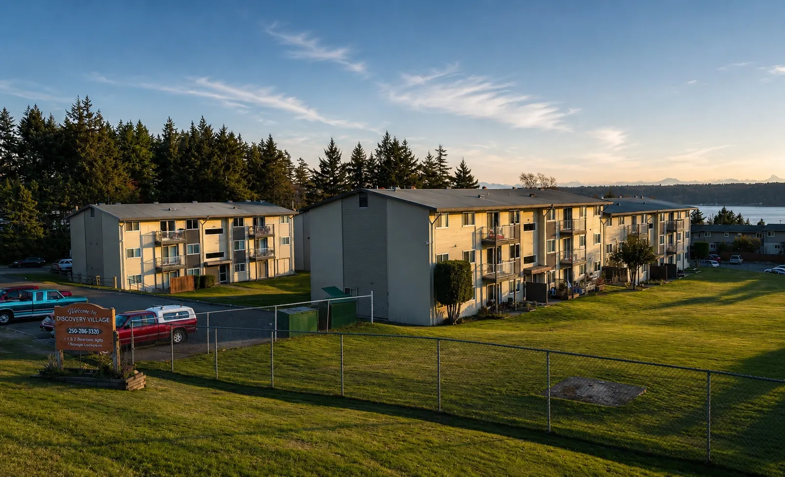 Apartment building from the nine-building multifamily portfolio sold on Vancouver Island